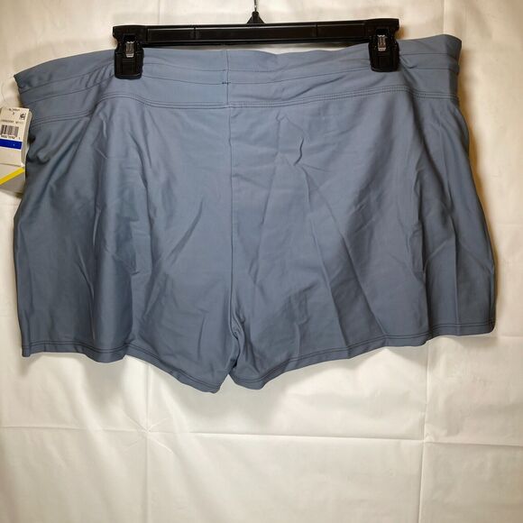 Go Gossip Women's Cover-Up Board Shorts w Drawstring, Gray, XL - Picture 13 of 16